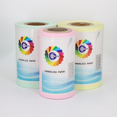 Customized Size NCR Paper for Invoice Printing 100% Virgin Wood Pulp Carbonless Paper