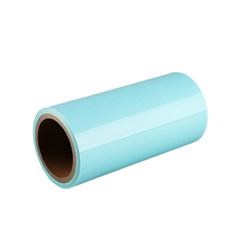58g 0.055mm Blue Glassine Paper Self Adhesive Food Packaging Paper Roll
