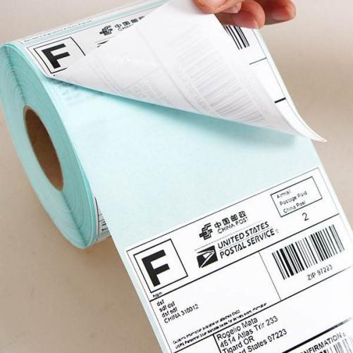 Customized Color Thermal Label Paper Roll for Sticker Label with Strong Adhesive