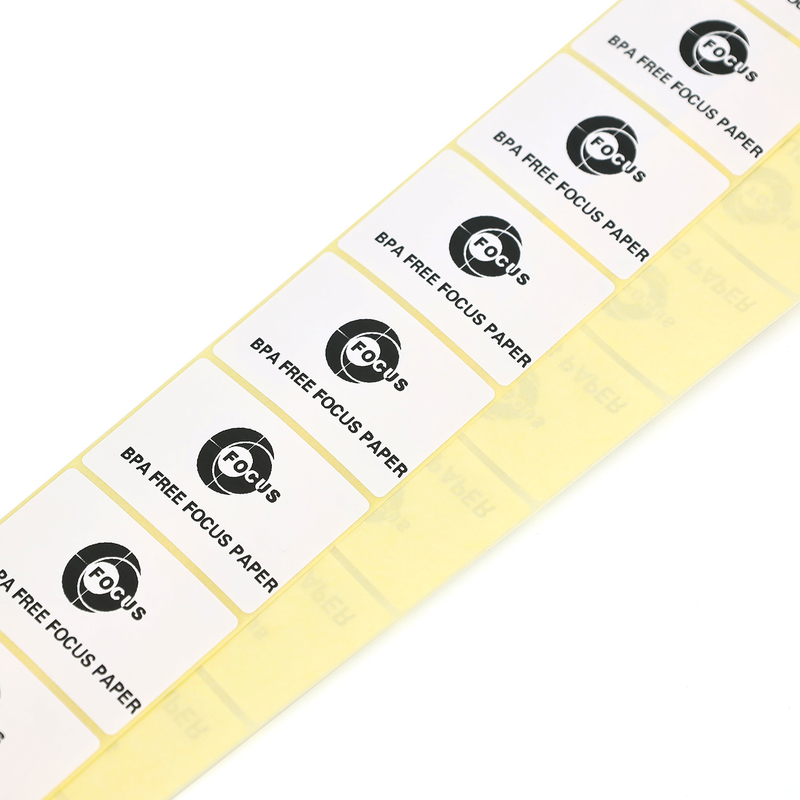 Customized Color Thermal Label Paper Roll for Sticker Labels, Direct self adhesive label