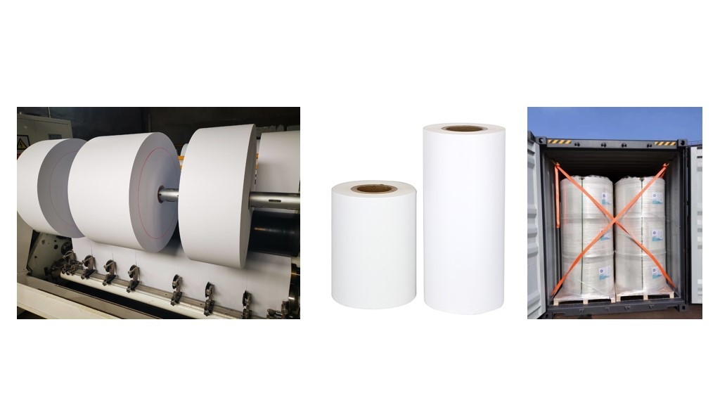 Black Image Maximium Smoothness Thermal Paper Jumbo Roll For Cash Register