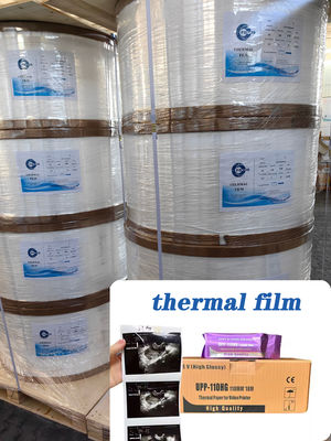 Wärmefilm Ultraschallpapier Recycling 75um 95um Wärmedruckfilm/Verpackungsmedium Etiketten Wärmefilm Jumbo Rollen