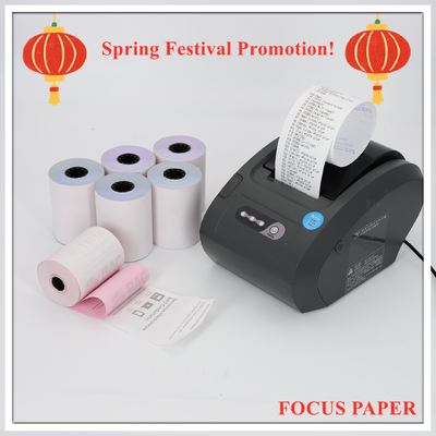 Jumbo Thermal Paper Roll Compatible with Various Models and Grammage 45gsm without