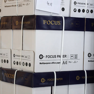 FOCUS Marke 100% unberührte Holzzzellstoff 70/80GSM A4 weißes Kopienpapier Büropapier