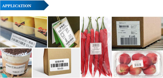 Glatzheit ≥303s Glaspapier-Wärmeetiketten Papierrolle für Thermoetiketten/direkte selbstklebende Etiketten Hergestellt