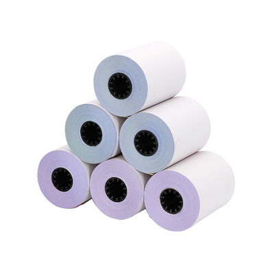 NCR Paper carbonless copy paper enabling document duplication for business forms and receipts with instant clean copies